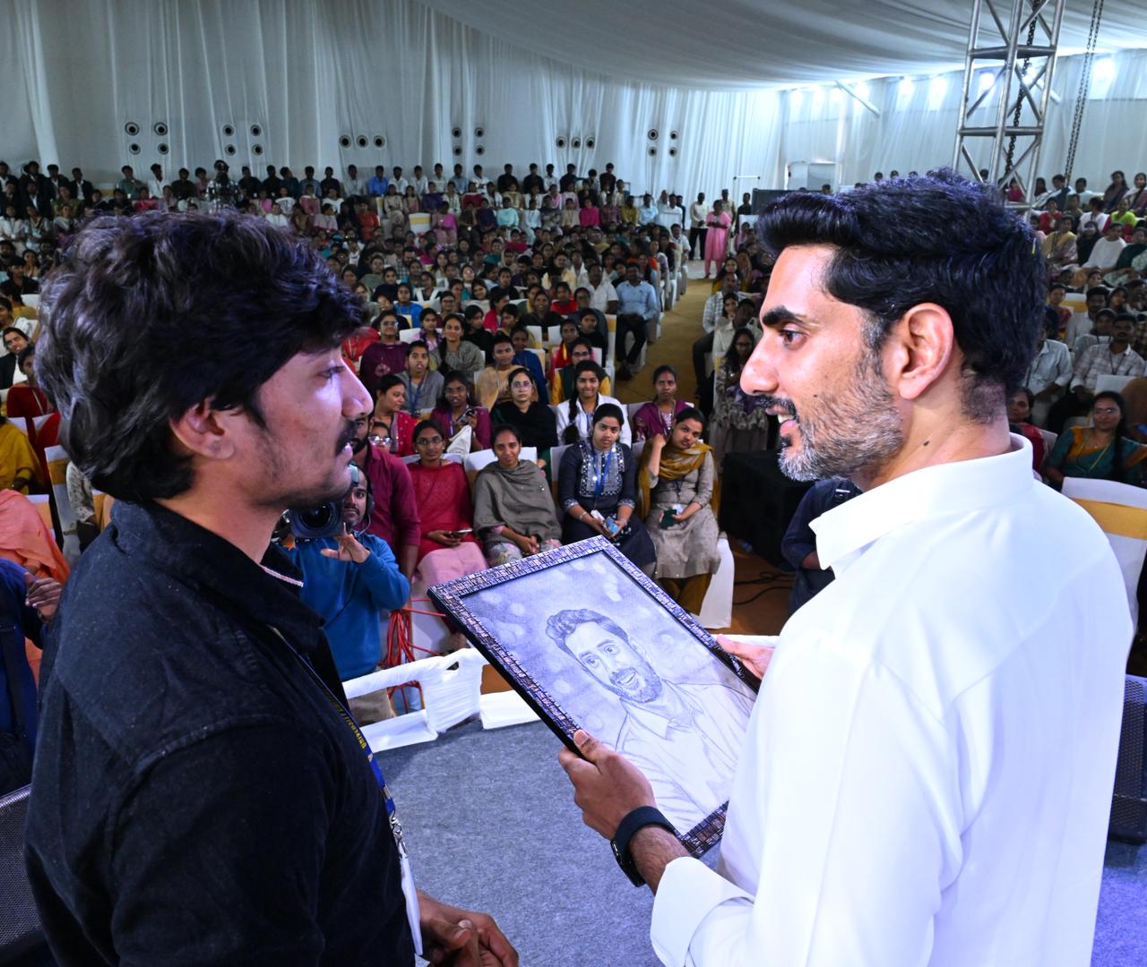 Lokesh Interacts with Students at JNTU Kakinada, Shares Vision for Youth-Driven Andhra Pradesh