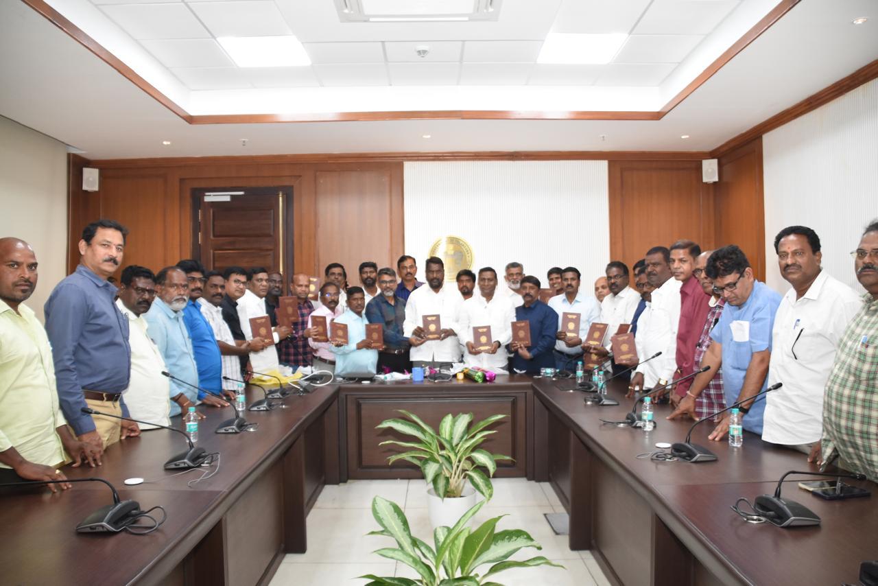 Minister Adluri Lakshman Kumar Launches “Sankshema Diary 2026” at Secretariat