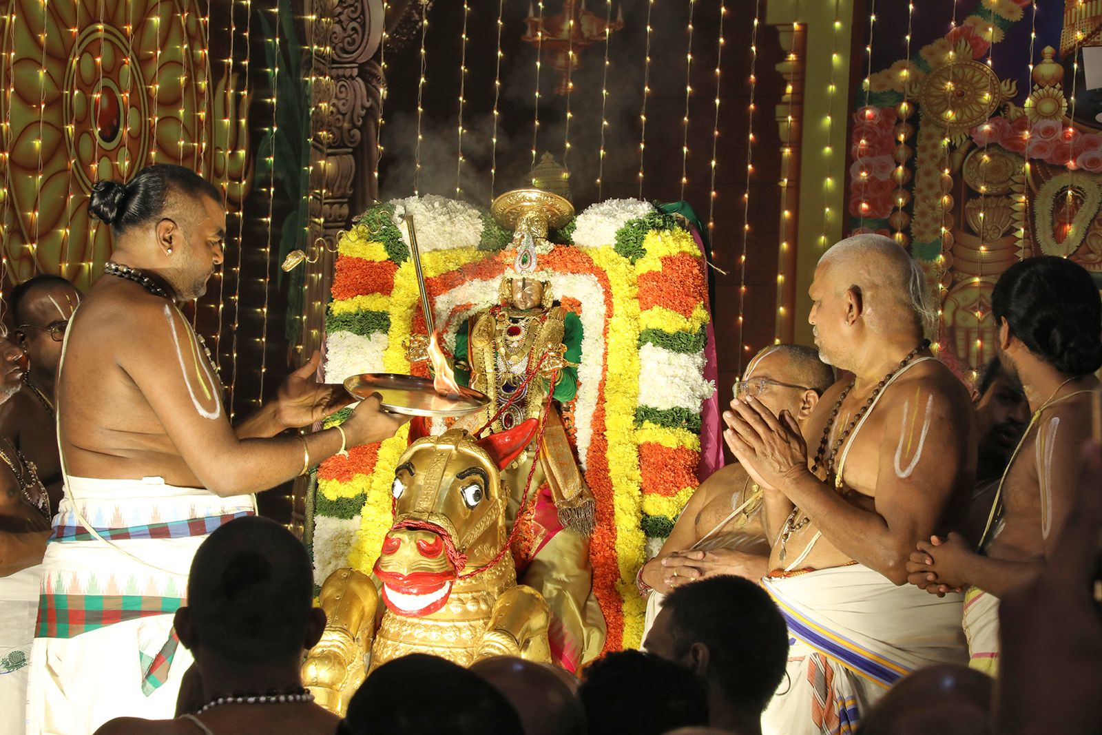 Lord Kapileswara Blesses Devotees on Nandi Vahana During Maha Shivaratri in Tirupati